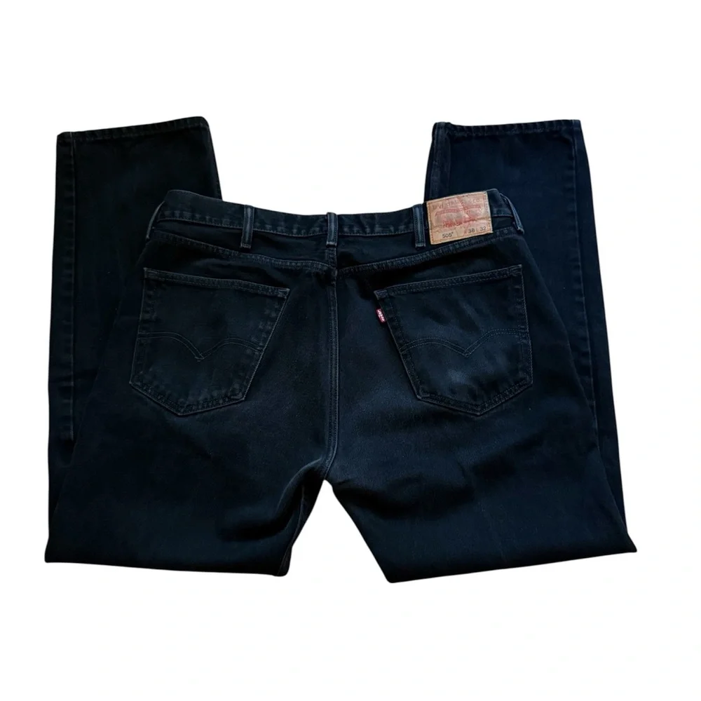 Levi's Men's Straight Black Jeans